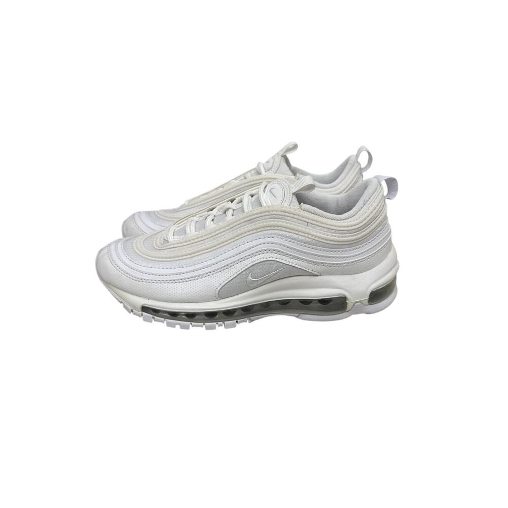 Nike Shoes Air Max 97 White Pure Platinum Sneakers Size Women's 6 | Youth 4.5